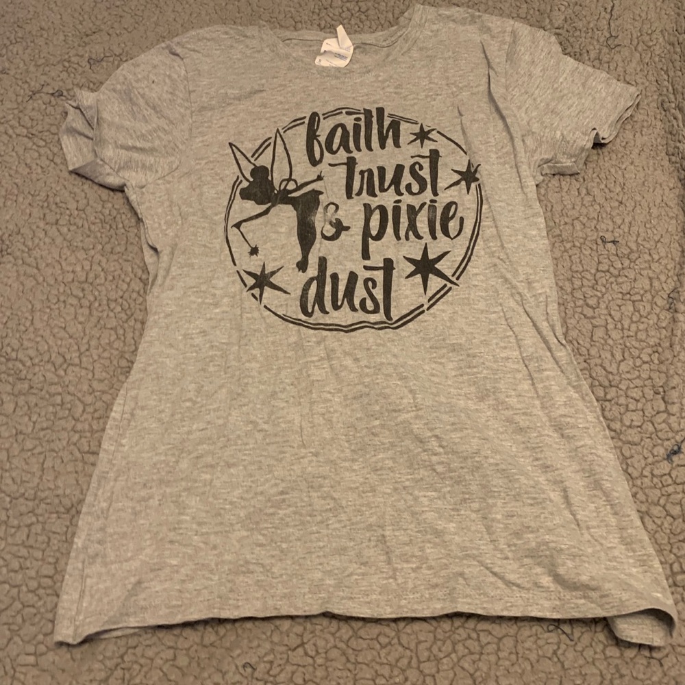 This is a small tinker belle themed shirt